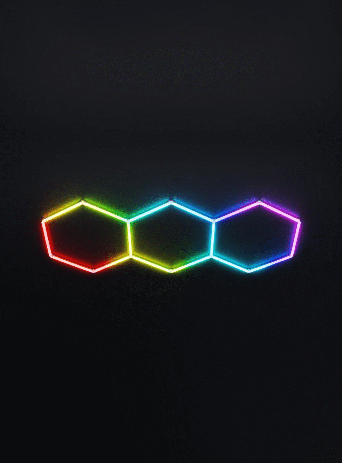 3 Hex Straight Set RGB