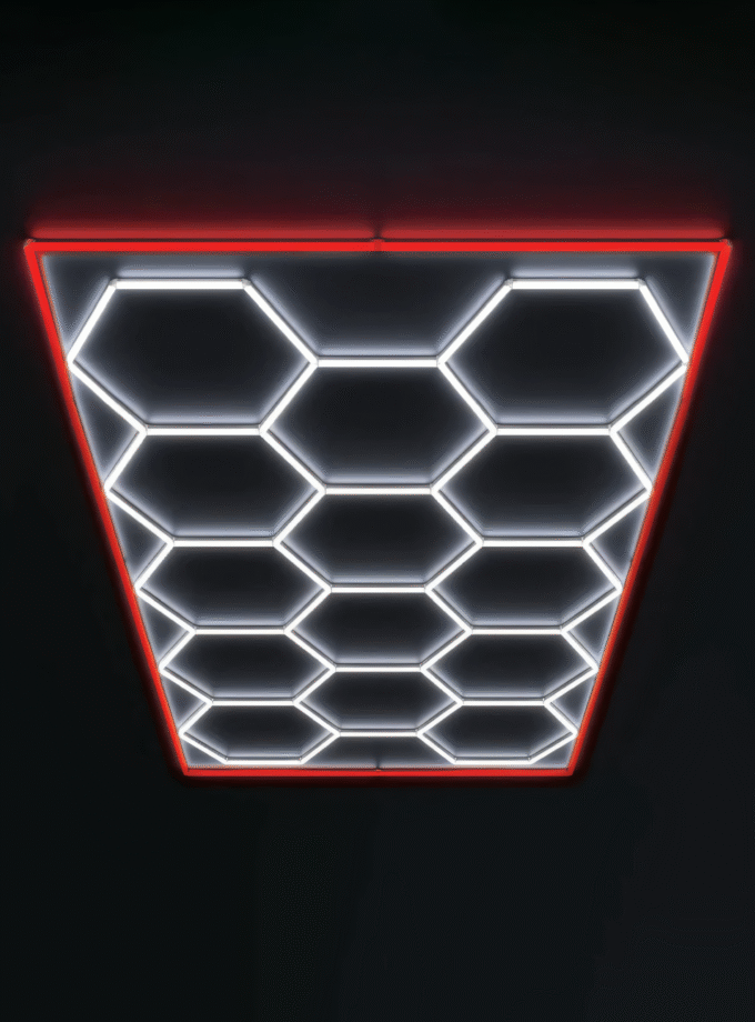 Set 14 Hex with Red Border